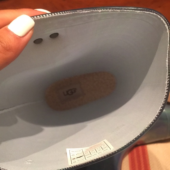 ugg shaye plaid rain boots